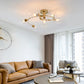 Retro Glass Ceiling Chandelier Pendant Lighting for Bedroom & Living Room