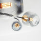 Retro Glass Ceiling Chandelier Pendant Lighting for Bedroom & Living Room