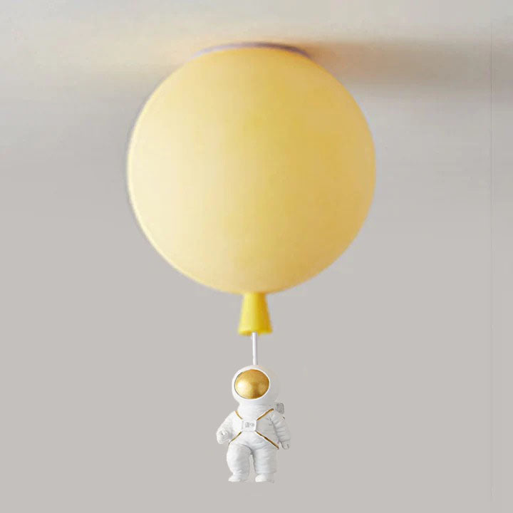 Fateh Astronaut Balloon Flush Mount Ceiling Light 8 Colour, Dia 25/30/35cm