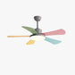 Morandi Colourful Ceiling Fan with Light, DIA 105CM