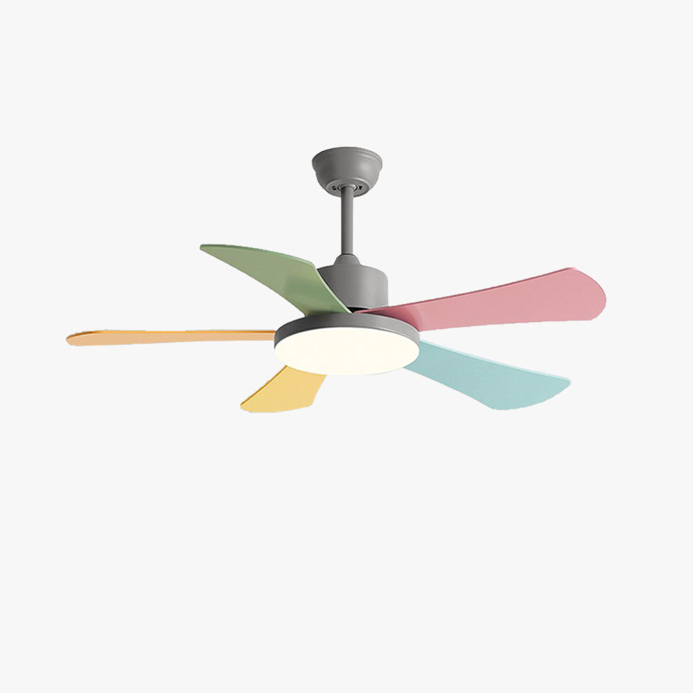 Morandi Colourful Ceiling Fan with Light, DIA 105CM