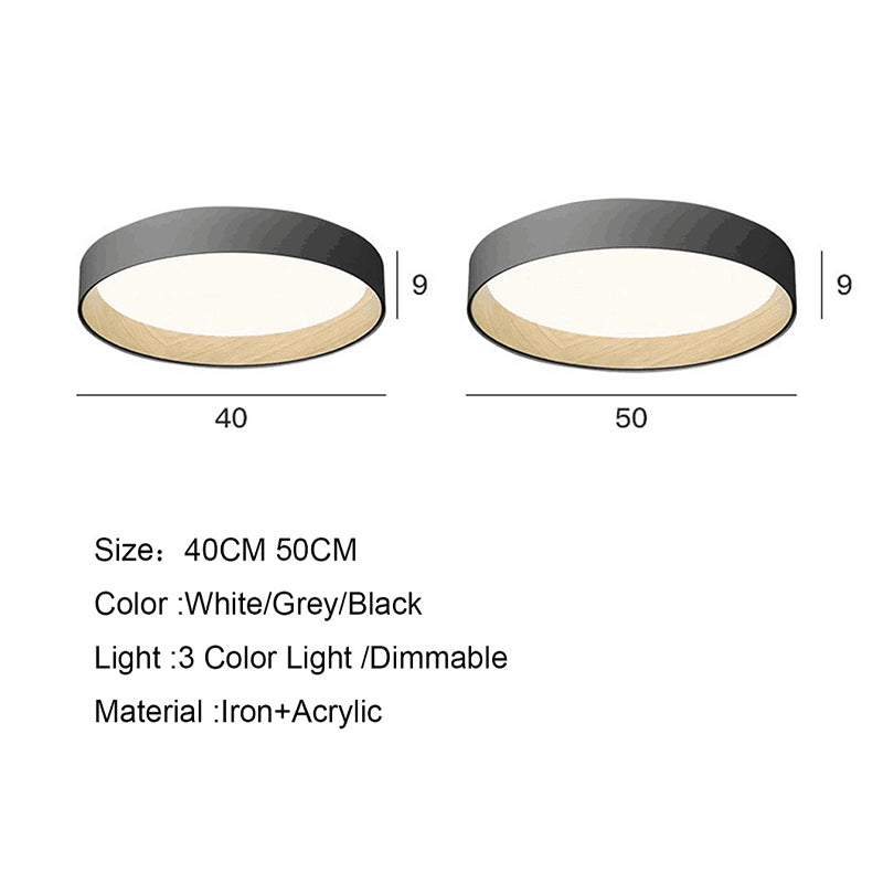 Quinn Ceiling Light Single Layer, Metal