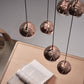 Valentina Pendant Light, Metal & Glass, 2 Colour