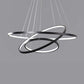 Modern LED Rings Hanging Lamp Remote Control