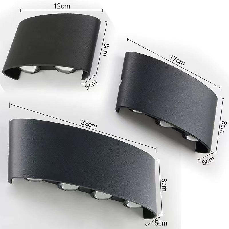 Outdoor Waterproof Aluminum LED Wall Light Wall Scone