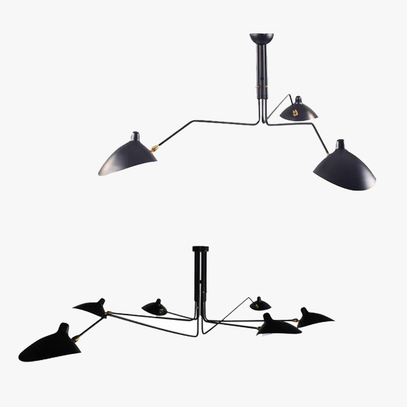 Schmitt Pendant Light, 3/6 Head