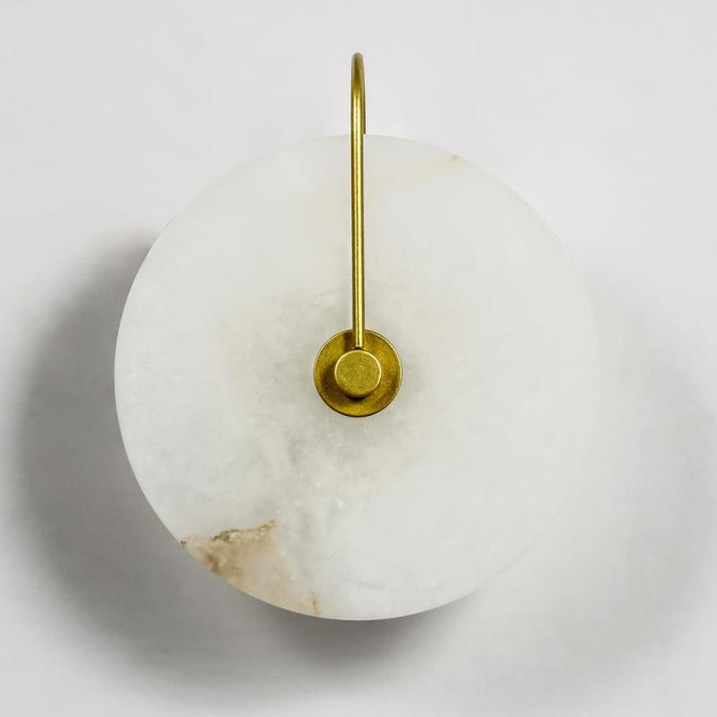 Modern Nordic Marble Sconces Wall Lamp for Bedroom, Living room