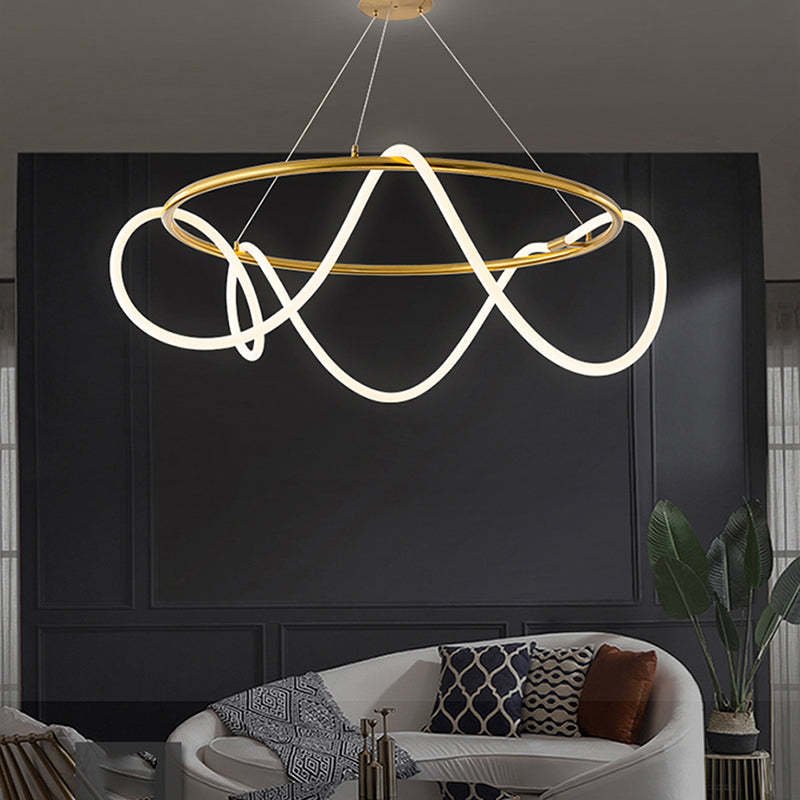 Postmodern LED Chandelier Lighting for Living Room & Bedroom