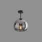 Sanna Semi-Flush Mount Ceiling Light 4 Style, Copper & Glass