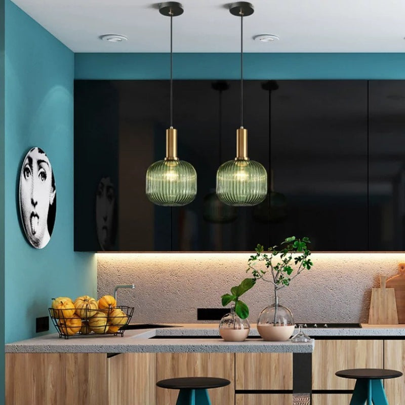Hailie Glass Lampshade Pendant Lights  for Living Room