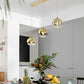 Modern LED Pendant Lights Glass Ball Hanging Lamp For Dining Room, Bedroom