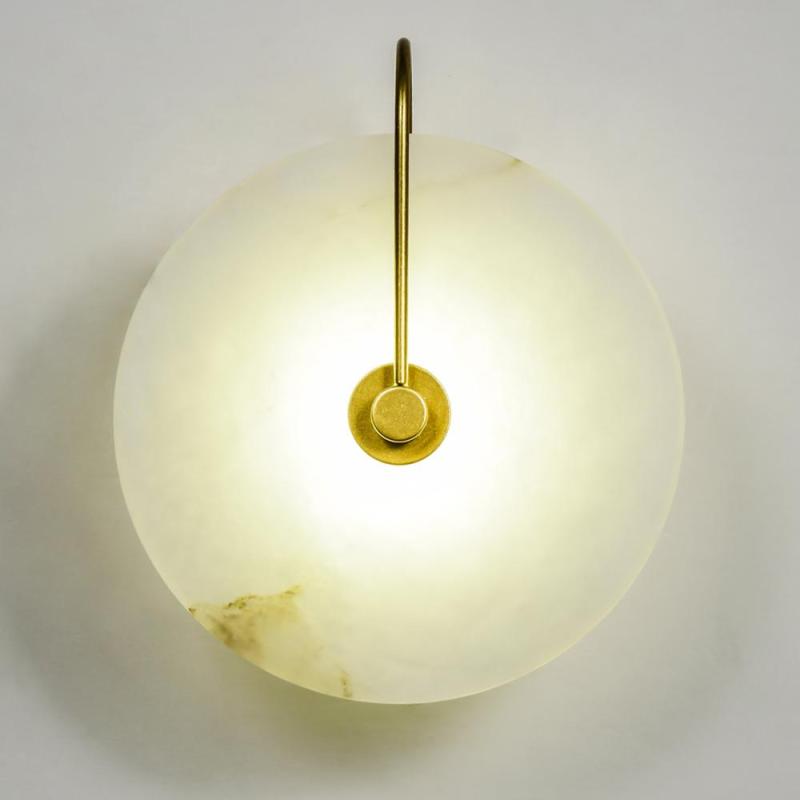 Modern Nordic Marble Sconces Wall Lamp for Bedroom, Living room