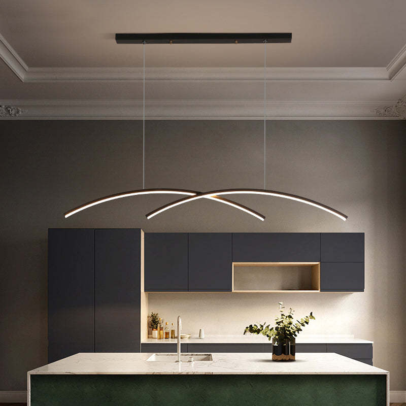 Louise Pendant Light Double Curve