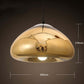 Nordic Bread Shaped Matel Pendant Lamp Ceiling Light For Kitchen, Bedroom