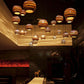 Pastoral Silkworm Chandelier Lights Paper Pupa Made Hanging Lamp