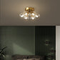 Valentina Ceiling Light Clear Bubble, Pure Copper & Glass 3/4/5/6 Head