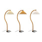Moderne, minimalistische Stoffschirm-LED-Stehlampe, Nachttisch-Stehleuchte für das Wohnzimmer