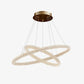 Kristy Chandelier, Metal & Crystal, 1/2/3 Ring