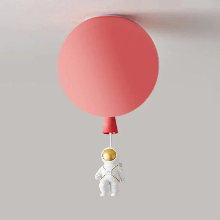 Fateh Astronaut Balloon Flush Mount Ceiling Light 8 Colour, Dia 25/30/35cm