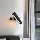 Modern LED Aluminum Wall Light Rotate 360 for Bedroom & Living Room