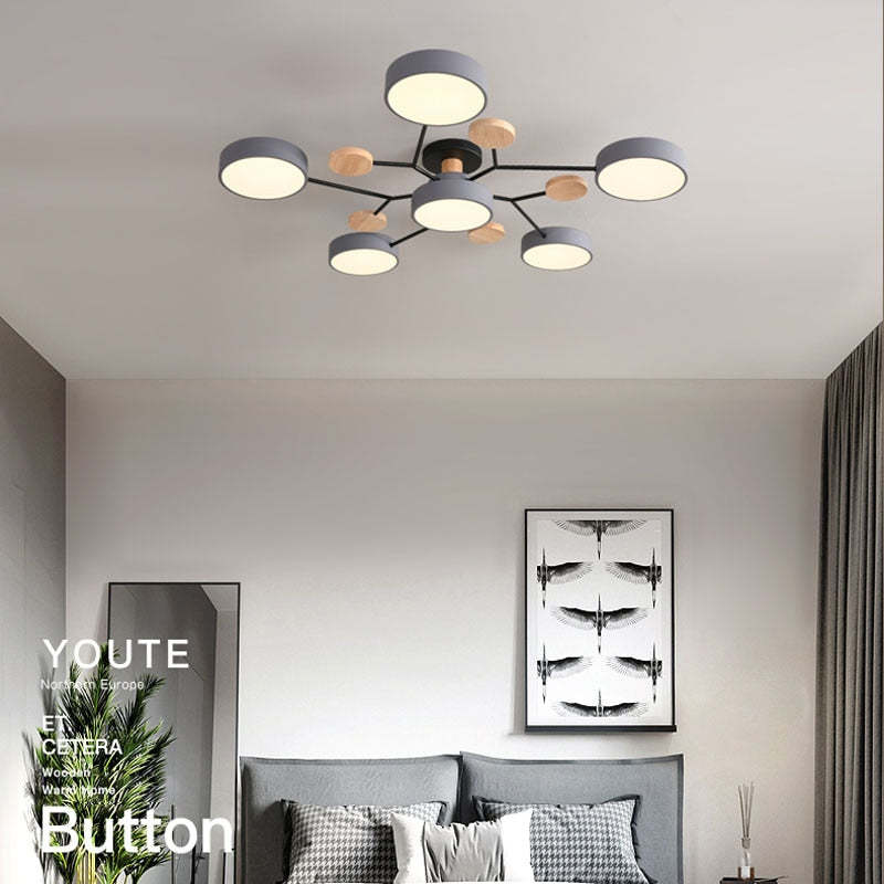 Modern Round LED Ceiling Light For Living Room, Bedroom