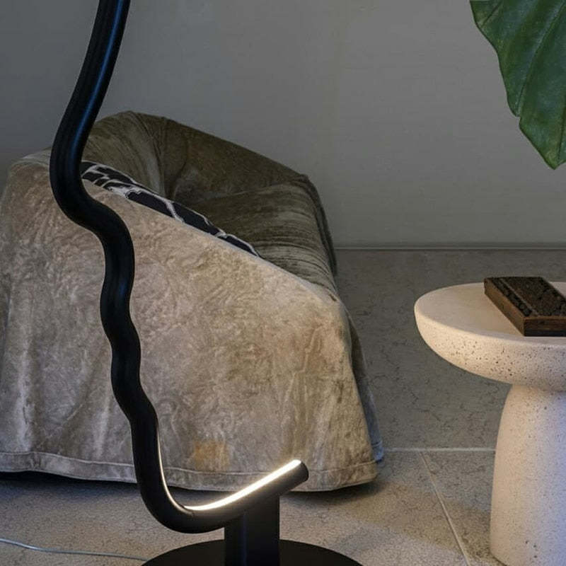 Postmodern Human Face LED Floor Lamp For Bedroom, Living Room
