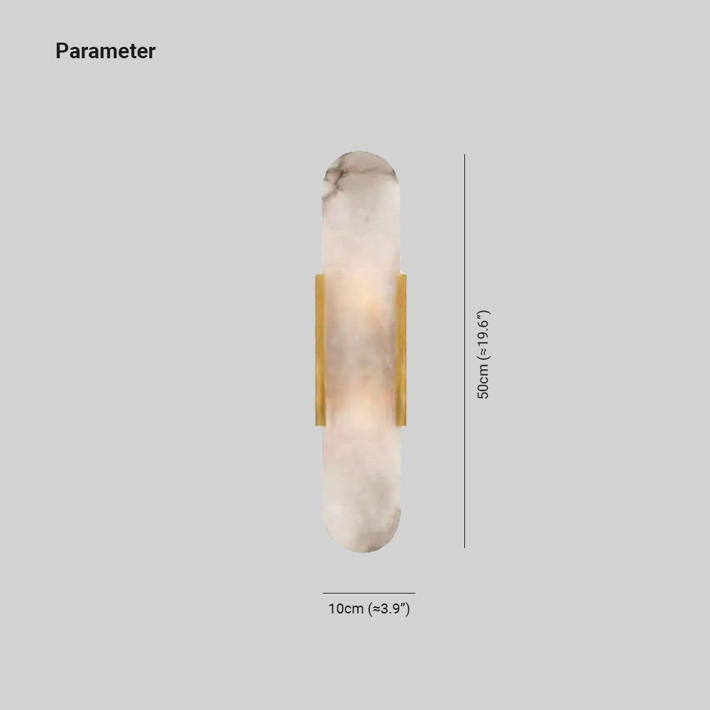 Modern Nordic Dolomite Wall Lamp for Bedroom & Corridor