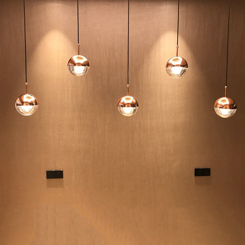 Valentina Pendant Light, Metal & Glass, 2 Colour