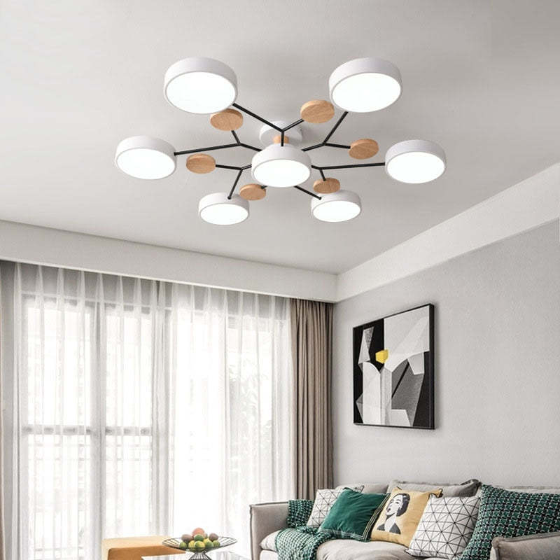 Modern Round LED Ceiling Light For Living Room, Bedroom