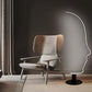Postmodern Human Face LED Floor Lamp For Bedroom, Living Room