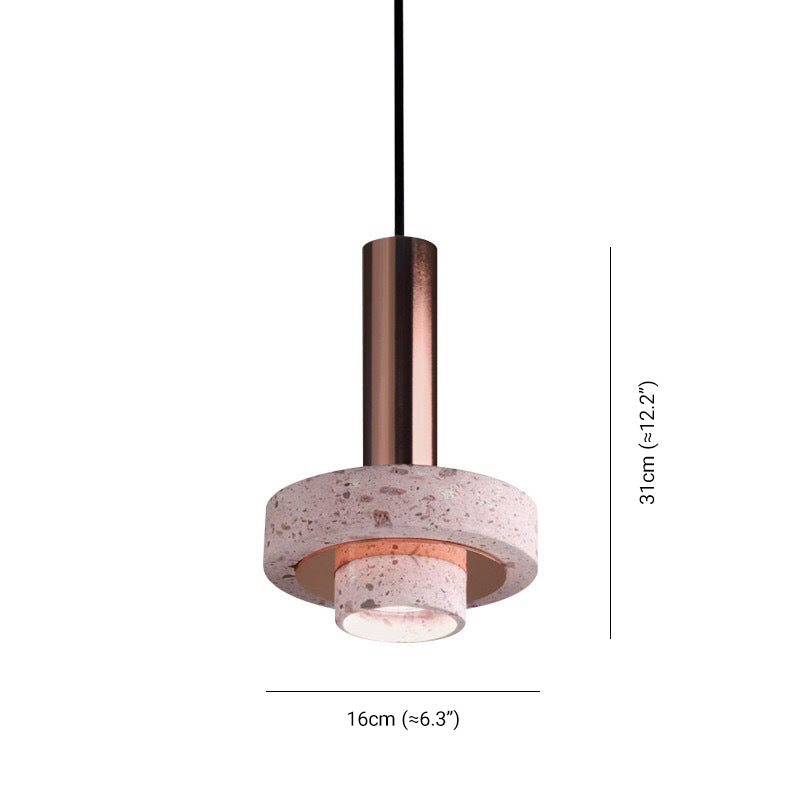Zaid Pendant Light 4 Colour, Terrazzo