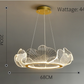 Modern Simple Fresh Acrylic LED Art Chandelier for Living Room
