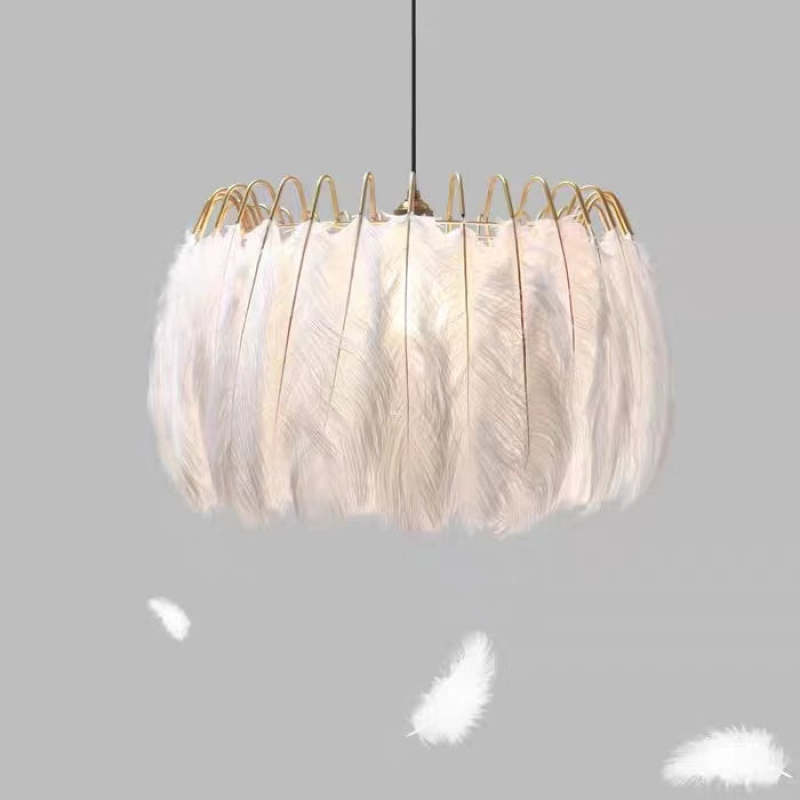O'Moore Pendant Light Crown Shaped, Feather