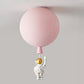 Fateh Astronaut Balloon Flush Mount Ceiling Light 8 Colour, Dia 25/30/35cm