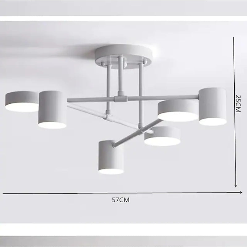 Weiss Flush Ceiling Light, Metal
