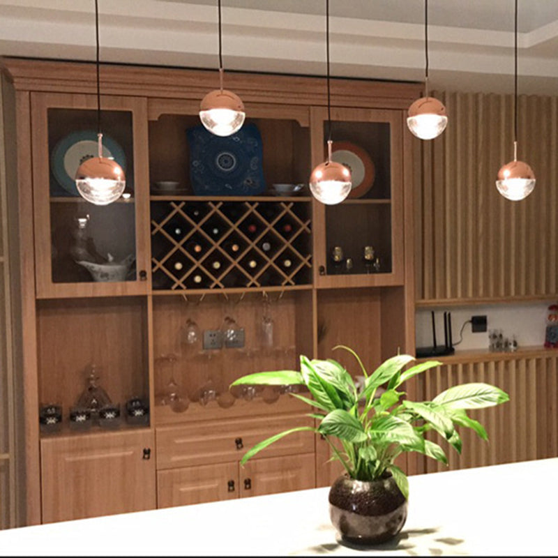 Valentina Pendant Light, Metal & Glass, 2 Colour