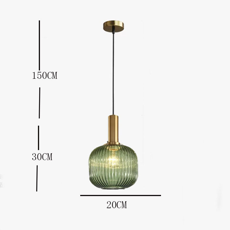 Hailie Glass Lampshade Pendant Lights  for Living Room