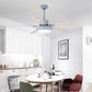 Morandi 5-Blade Ceiling Fan with Light, 3 Colour, DIA107/132CM