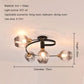 Retro Glass Ceiling Chandelier Pendant Lighting for Bedroom & Living Room