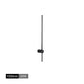Edge Wandleuchte mit LED-Streifen 