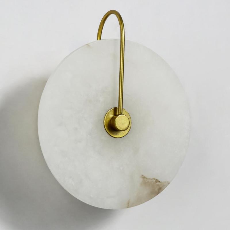 Modern Nordic Marble Sconces Wall Lamp for Bedroom, Living room