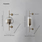 Oneal Wall Lamp 2 Colour & Style, S/L