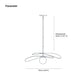 Carins Pendant Light, DIA 75cm