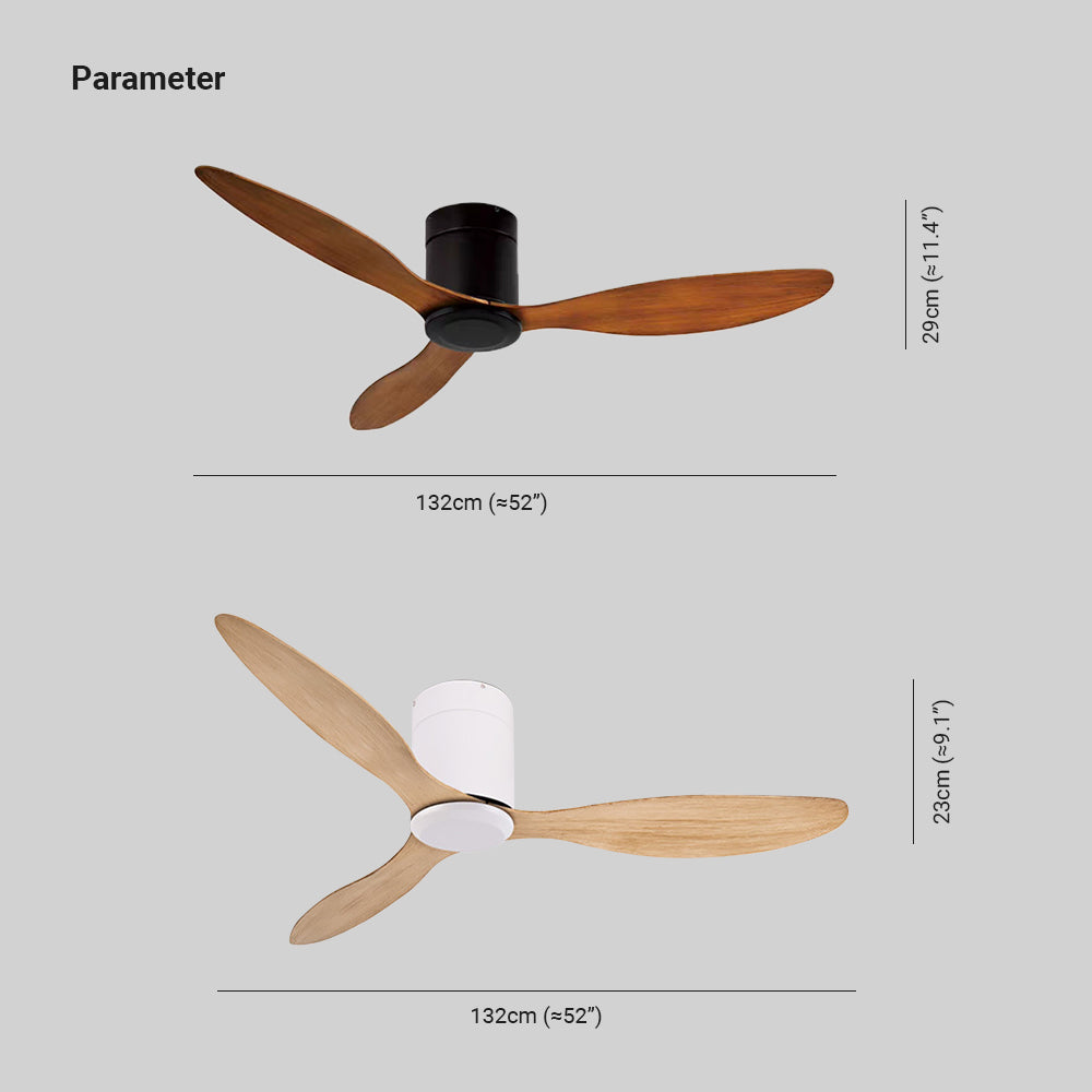 Walters Minimalist 3-Blade Ceiling Fan, 2 Colour, DIA130CM