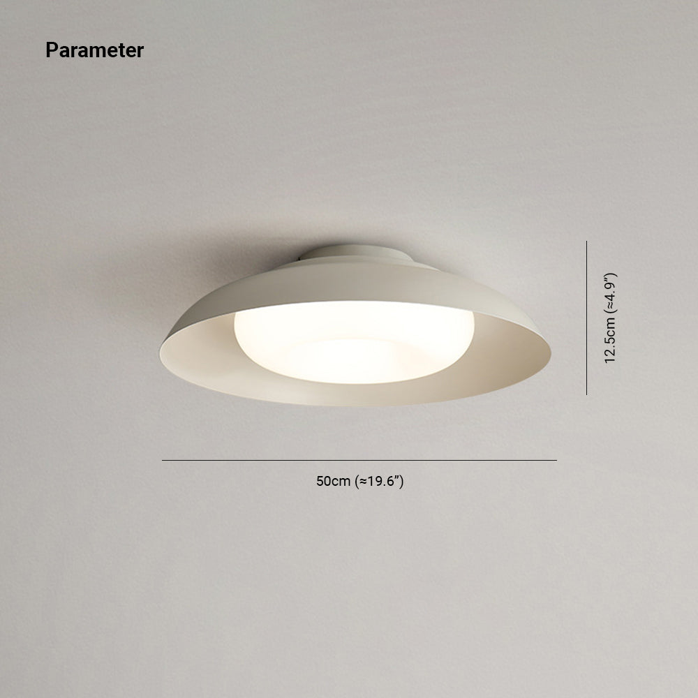 Carins Flush Mount Ceiling Light Remote Control Dimmable