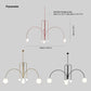 Avi Pendant Light 3 Colour, 6/8 Heads