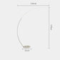 Modern LED Arc Floor Lamp For Bedroom, Living Room