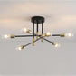 Modern Nordic Black LED Chandelier Pendant Light For Living Room, Bedroom