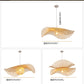 Muto Bamboo Chandelier Teahouse Rattan Lamp Handmade Rattan Lighting Fixture