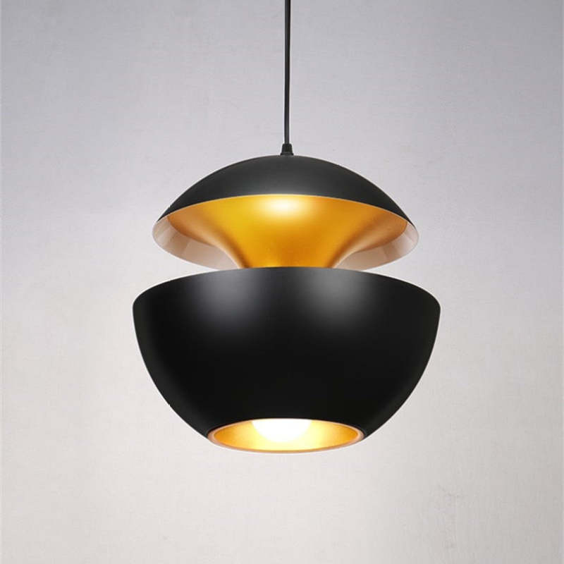 Nordic Creative Black White LED Pendant Lights for Dining Room